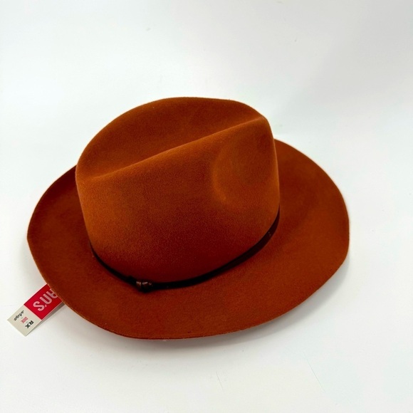 NWT Duran’s Terracotta 100% Wool Boho Fedora Hat - Picture 4 of 14